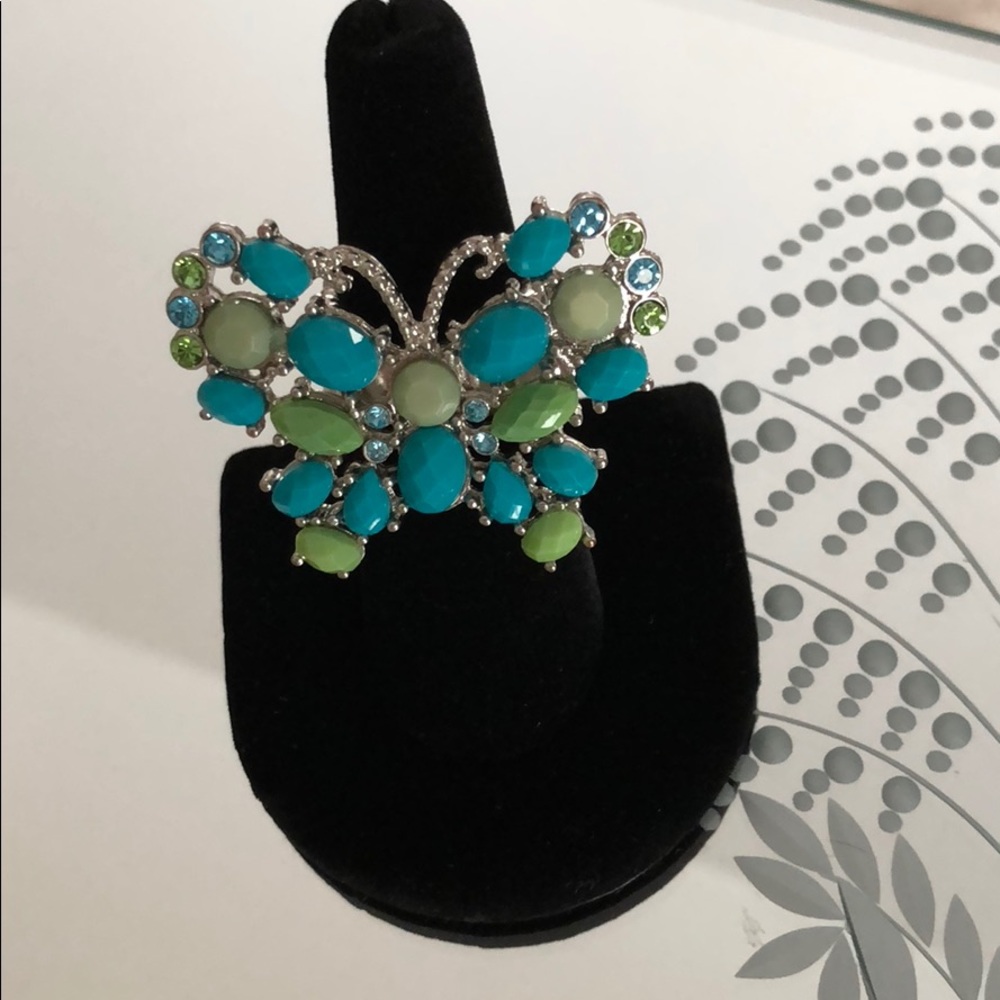 Statement butterfly ring.